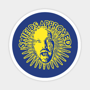 SHIELDS APPROVED - blue/gold Magnet